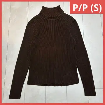 lauren ralph RL 브라운 터틀넥 스웨터 긴팔