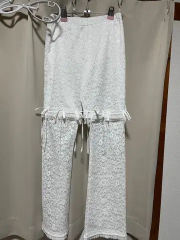 [ 2way ] 레이스 바이커 레깅스 팬츠