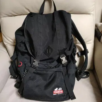 PEANUTS 스누피 백팩 블랙