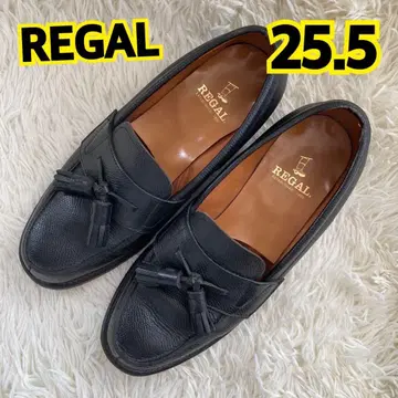 REGAL 블랙 로퍼 25.5