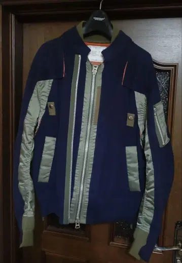 Sacai 22SS Nylon Twill Mix Blouson MA-1