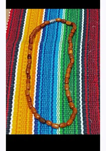 하와이 코아 우드 목걸이