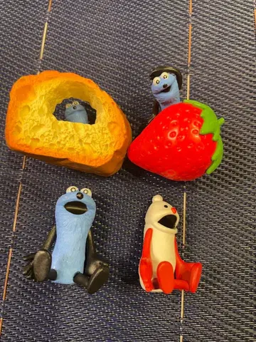 퍼펫 스 스를 찾아라 마스코트 컴플리트 피규어 4점