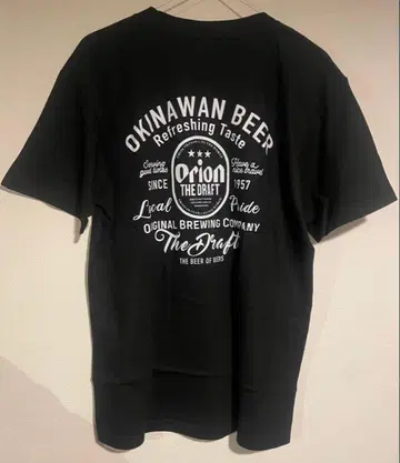 오리온 맥주 T셔츠 블랙