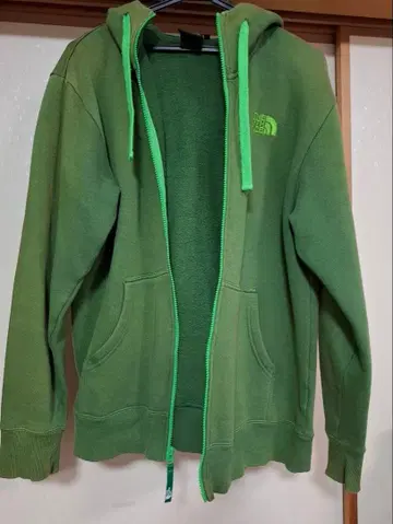 THE NORTH FACE 그린 후드티 M
