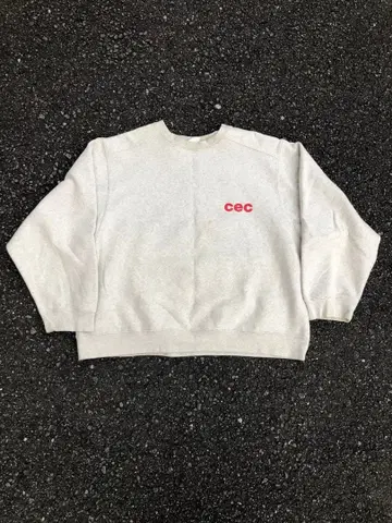 Chance Chance 그레이 맨투맨 S