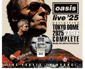 oasis DEFINITIVE TOKYO DOME 2025 미개봉
