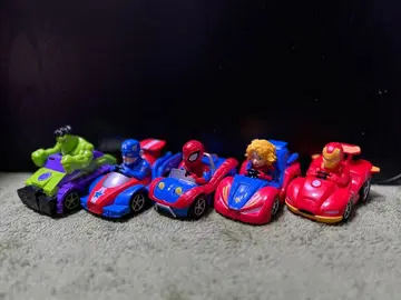 마블 marvel 미니카 세트 5대 풀백