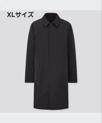 유니클로 2WAY 스텐카라 코트 XL 네이비 라이너 포함