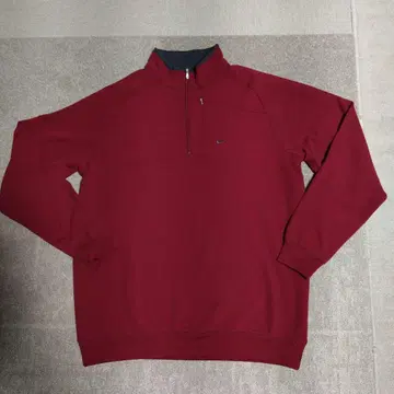 Nike [XL] 나이키 골프 하프 지퍼 속기모 트레이닝복 와인 레드