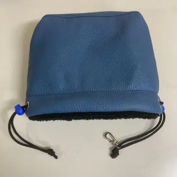 [ 한정품 ] 이탈리아제 슈링크 가죽을 사용한 아이언 커버 블루