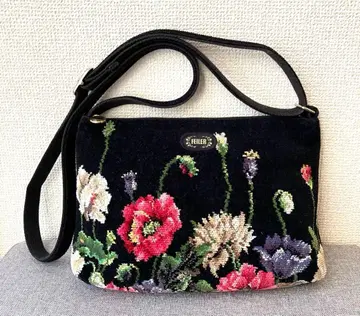 FEILER 꽃무늬 자수 숄더백 컨디션 최상 (하자품)