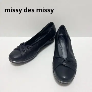 missy des missy *웨지솔 가죽 펌프스* 블랙 24