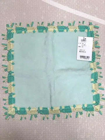 민트 그린 손수건 긴자와 레이스