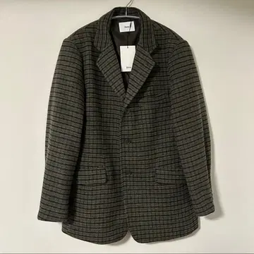 블렘 클래식 트위드 체크 테일러드 자켓 블렘