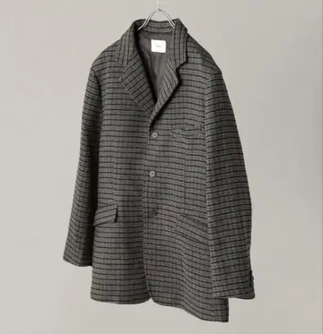 [ 새상품 ] Bleme 클래식 트위드 체크 테일러드 자켓 렘