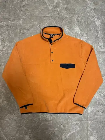 탈텍스 오렌지 하프 지퍼 플리스 자켓 스냅 TEE