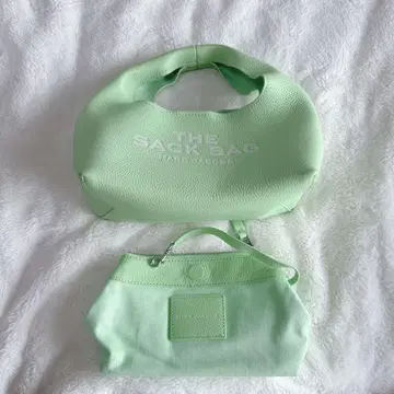 마크제이콥스 더 레더 색 백 미니 페퍼민트