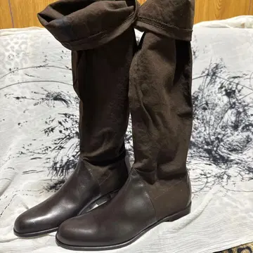 레어 파나라 다크 브라운 롱 부츠 사이즈 37 (24cm)