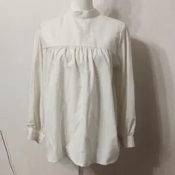 핸드메이드 미기모 코튼 블라우스