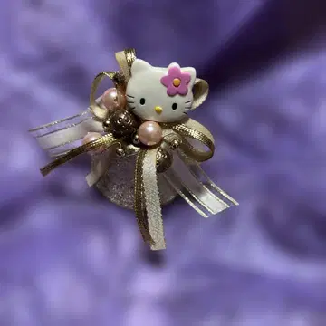 레트로 헬로키티 크리스마스 오너먼트 골드벨 레어