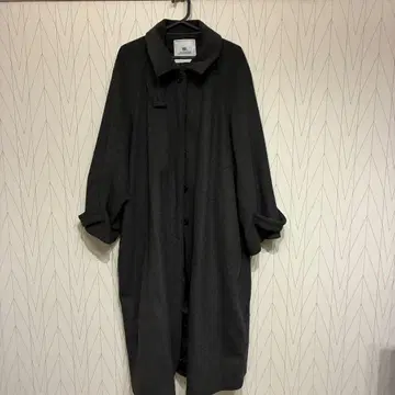 Reurie' 스탠드 칼라 울 코트