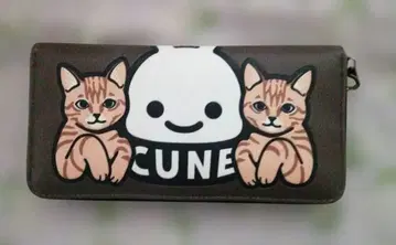 CUNE 큔 키지토라 트윈즈 롱 지갑