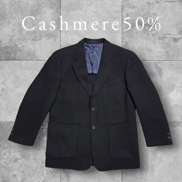 캐시미어 50% 고급 울 블레이저 THISTLE Club 블랙 M 사이즈