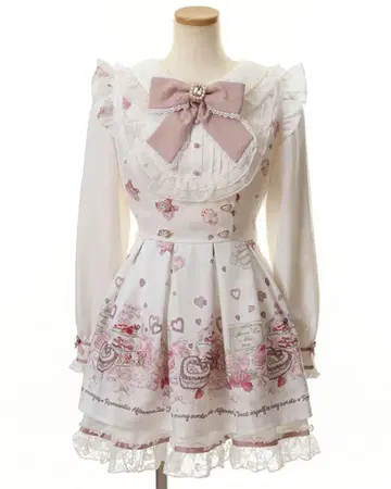 Many Hearts Afternoontea 패턴 셋업 LIZLISA