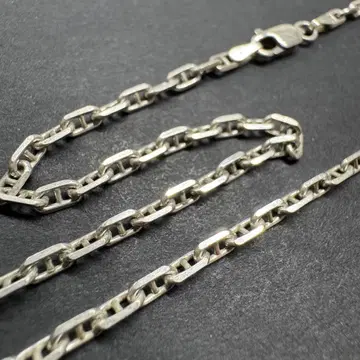 이탈리아제 50cm 앵커 체인 목걸이 silver925