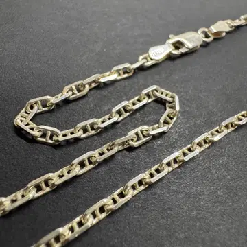 [이탈리아제 45cm] 앵커 체인 목걸이 silver925