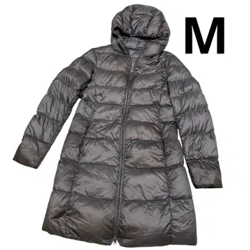 유니클로 울트라 라이트 다운 자켓 롱 사이즈 M 후드