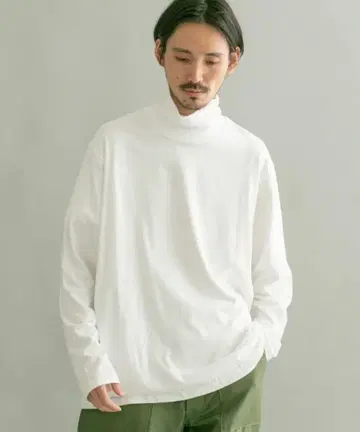 쿠메 섬유 별주 터틀넥 LONG-SLEEVE T-SHIRTS