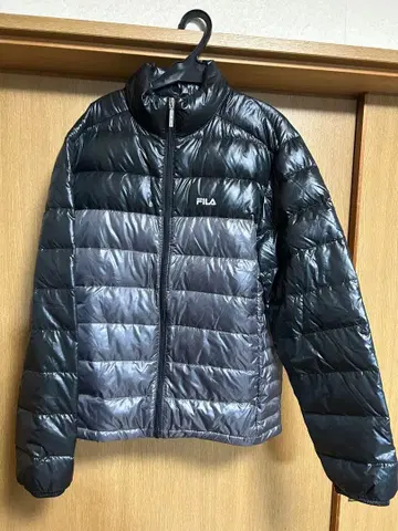 휠라 FILA 다운 자켓 남성용 라이트 다운 숏 경량 다운