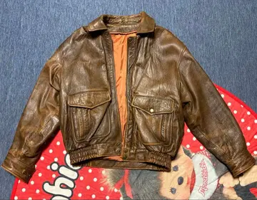 플라이트 자켓 빈티지 양가죽