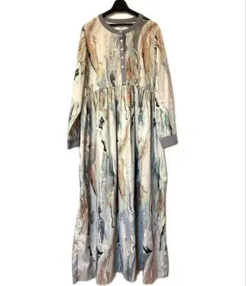 Eimee Law 마블 오일 페인트 롱 원피스