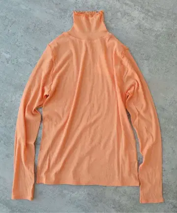 yuni 60수/강연 스트레치 플라이스 하이넥 풀오버