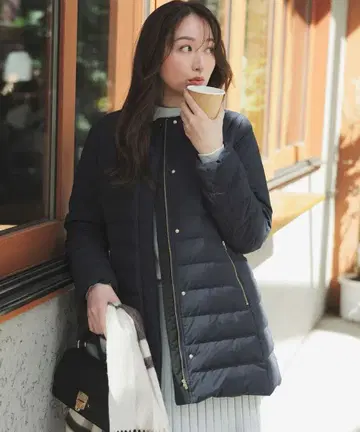 [ 새상품 ] [ 2WAY ] 노카라 미들 다운