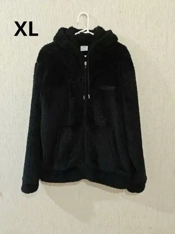 챔피온 보아 플리스 풀 집업 후드티 블랙