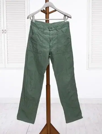 베이커 팬츠 adbe 세이지 그린 유즈드 L 상당 슬림