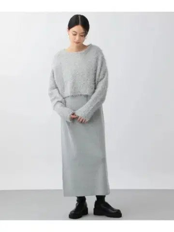 apartbylowrys 상의 포함 원피스 그레이