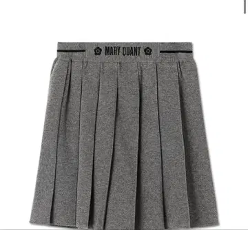 MARY QUANT 그레이 플리츠 스커트