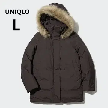 유니클로 하이브리드 다운 코트