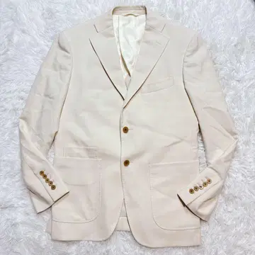 유니버설 랭귀지 울 캐시미어 테일러드 자켓 아이보리