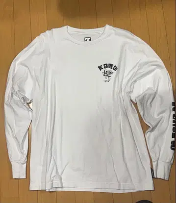 DC SHOE CO 롱 티셔츠 화이트