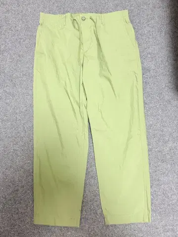 GLOBAL WORK 라이트 그린 스트레이트 팬츠 L 사이즈