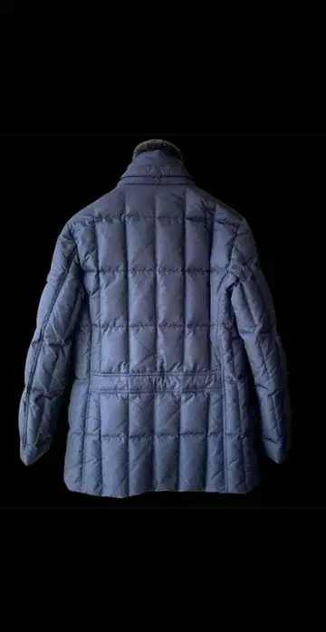 MOORER 네이비 다운 자켓 퍼 포함