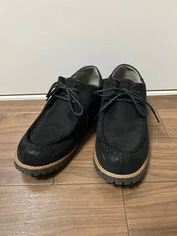 블랙 스웨이드 로퍼