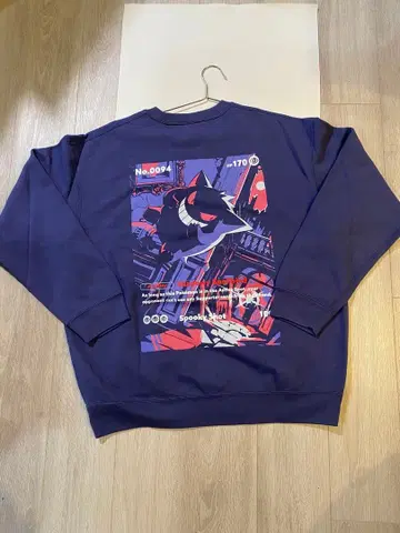 유니클로 포켓몬 겐가 맨투맨 XL