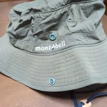 mont-bell 낚시 햇 다크 그린